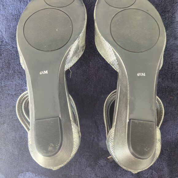 Sliver Pewter Sandals - Picture 2 of 7